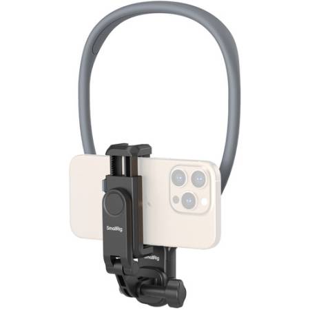 SmallRig 5128 - uchwyt na szyję z szybkozłączką do kamer sportowych i smartfonów_Przykład użycia_1
